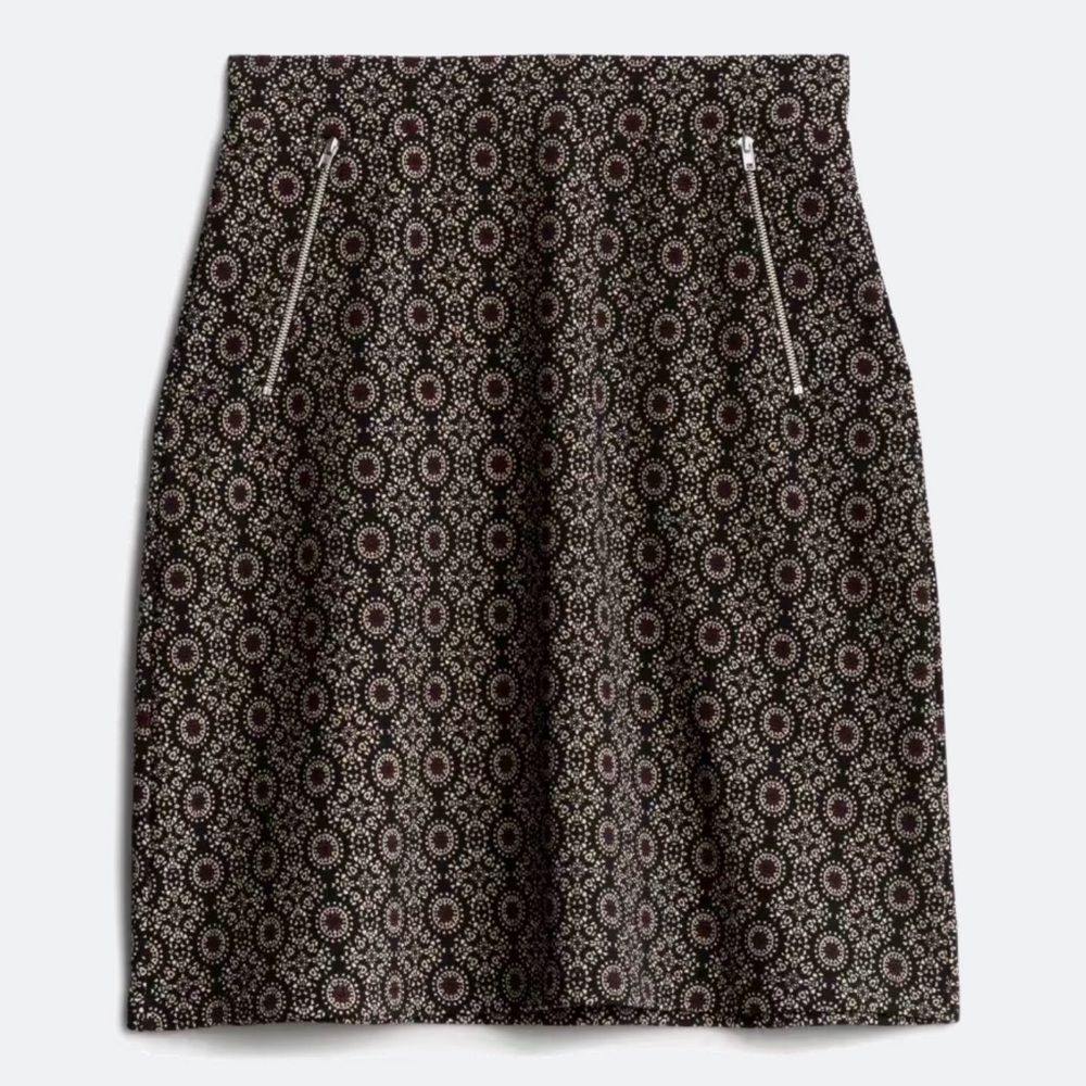 Le Lis Maura Zip Pocket Detail Skirt Size Medium